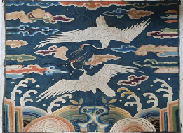 쌍학흉배(雙鶴胸背)