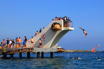 해상다이빙대