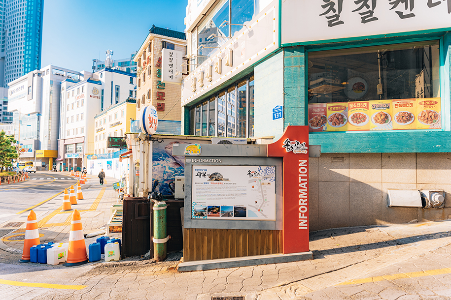백년송도골목길