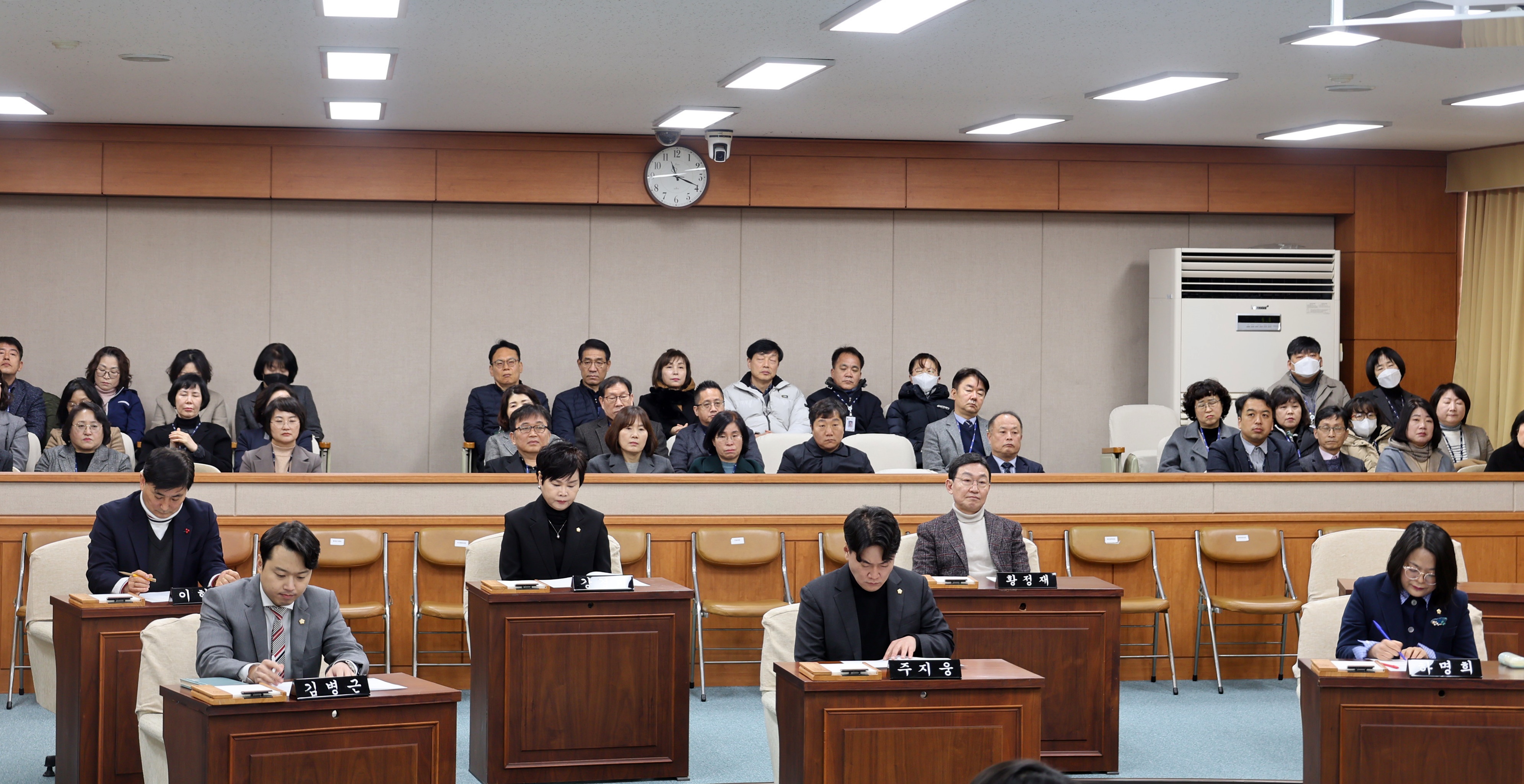 구정 업무보고 청취·조례안 등 심사