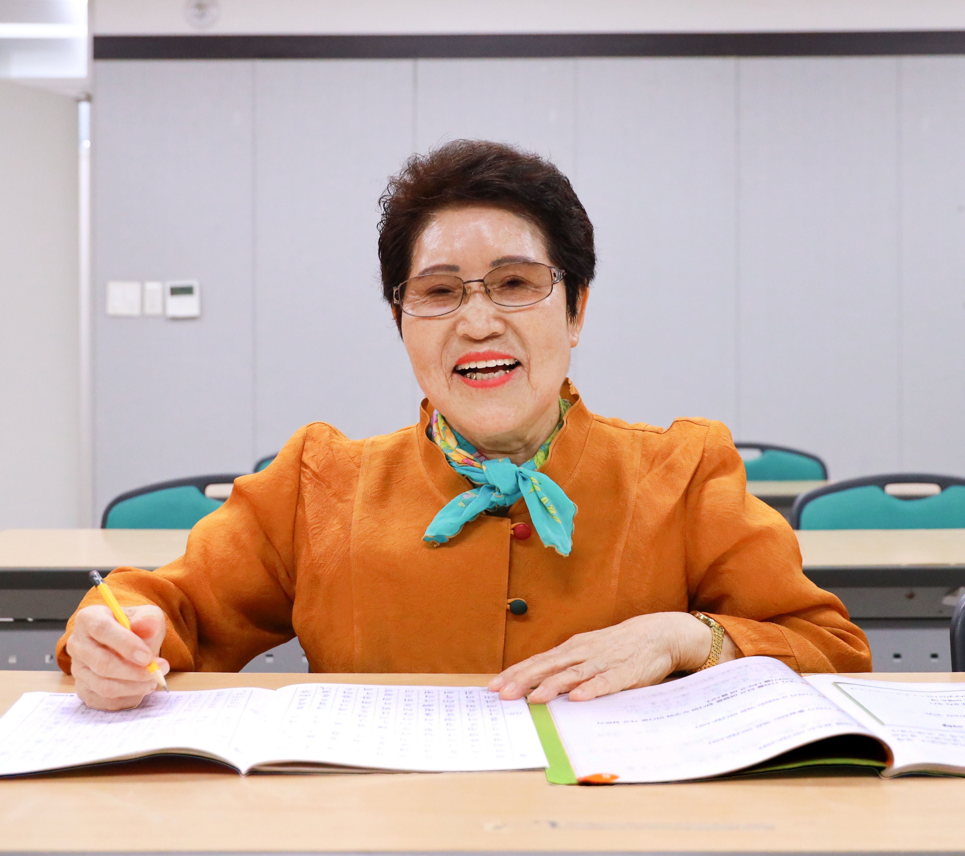 전국 성인문해교육 시화전 수상　강영순 씨(남부민1동)