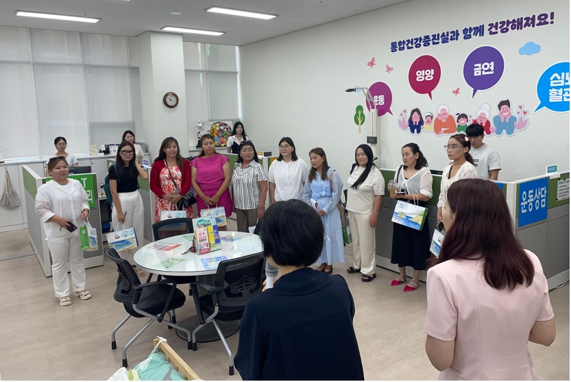 몽골 움느고비道 보건소 관계자 서구 벤치마킹 방문
