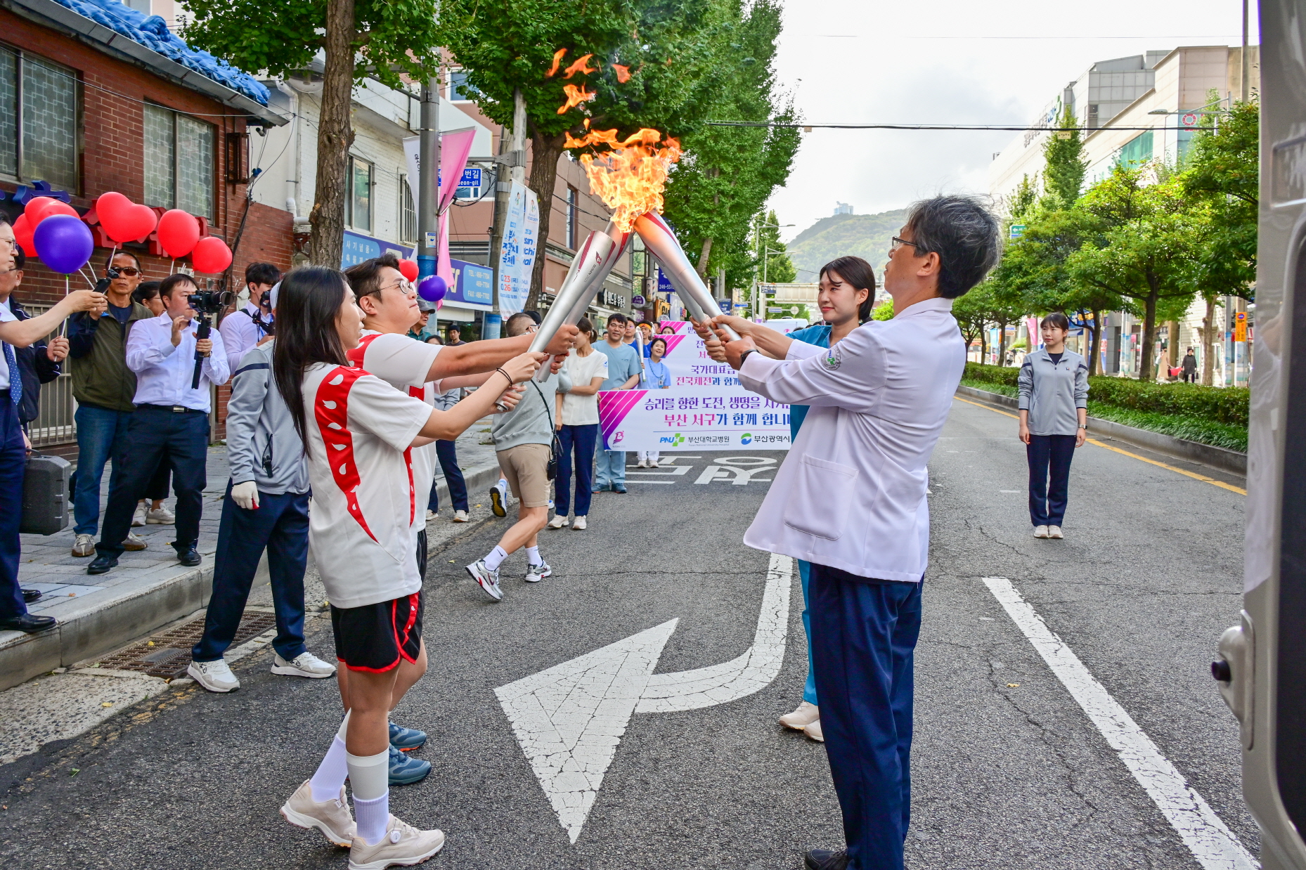 2025년 전국(장애인)체육대회 성화봉송 이색봉송(의료관광특구)