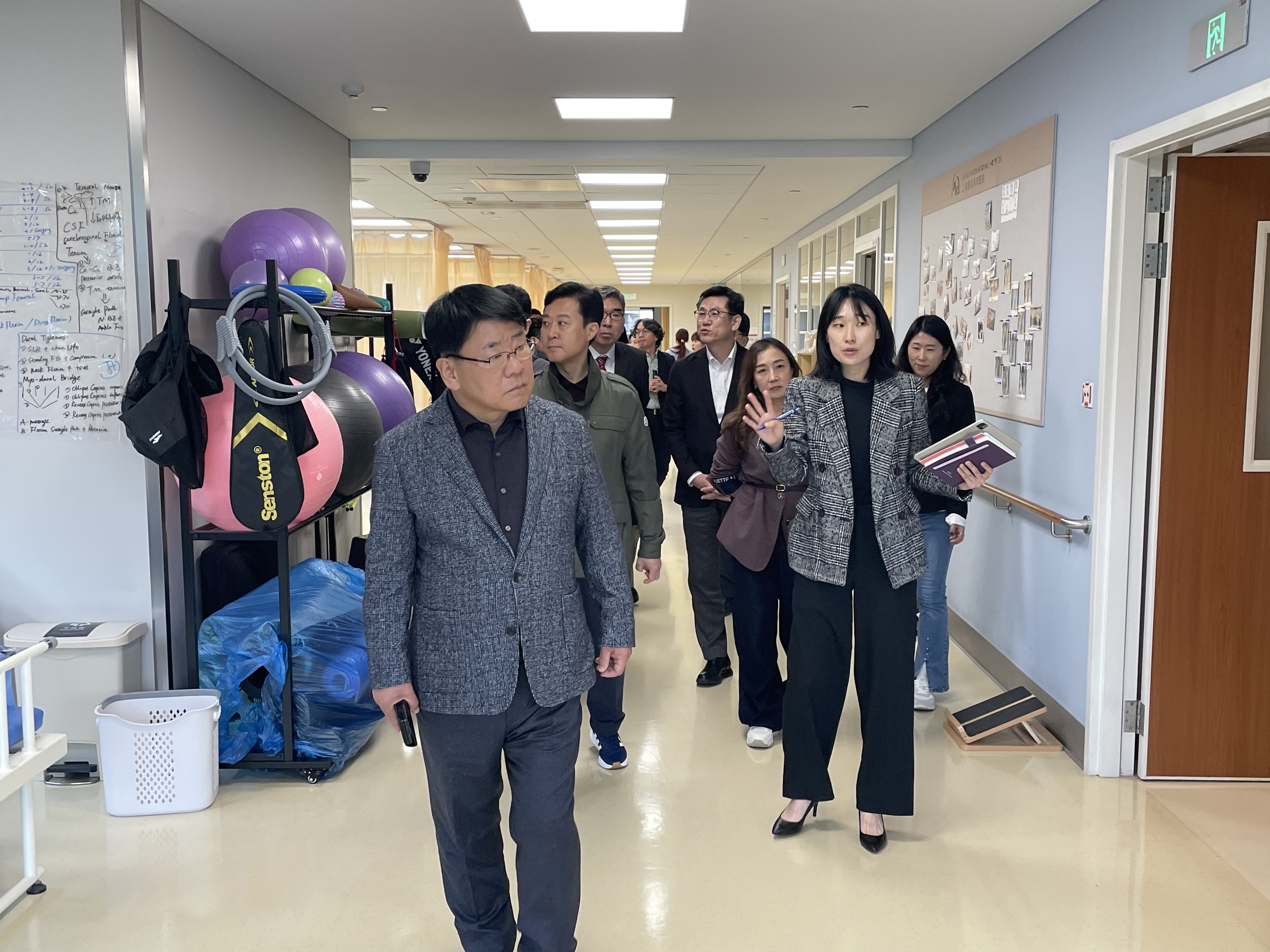 부산 서구 의료특구 대표단의 상하이 쟈후이 국제병원 방문