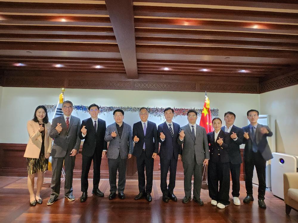 釜山西区医疗观光特区代表团拜访驻上海大韩民国总领事馆