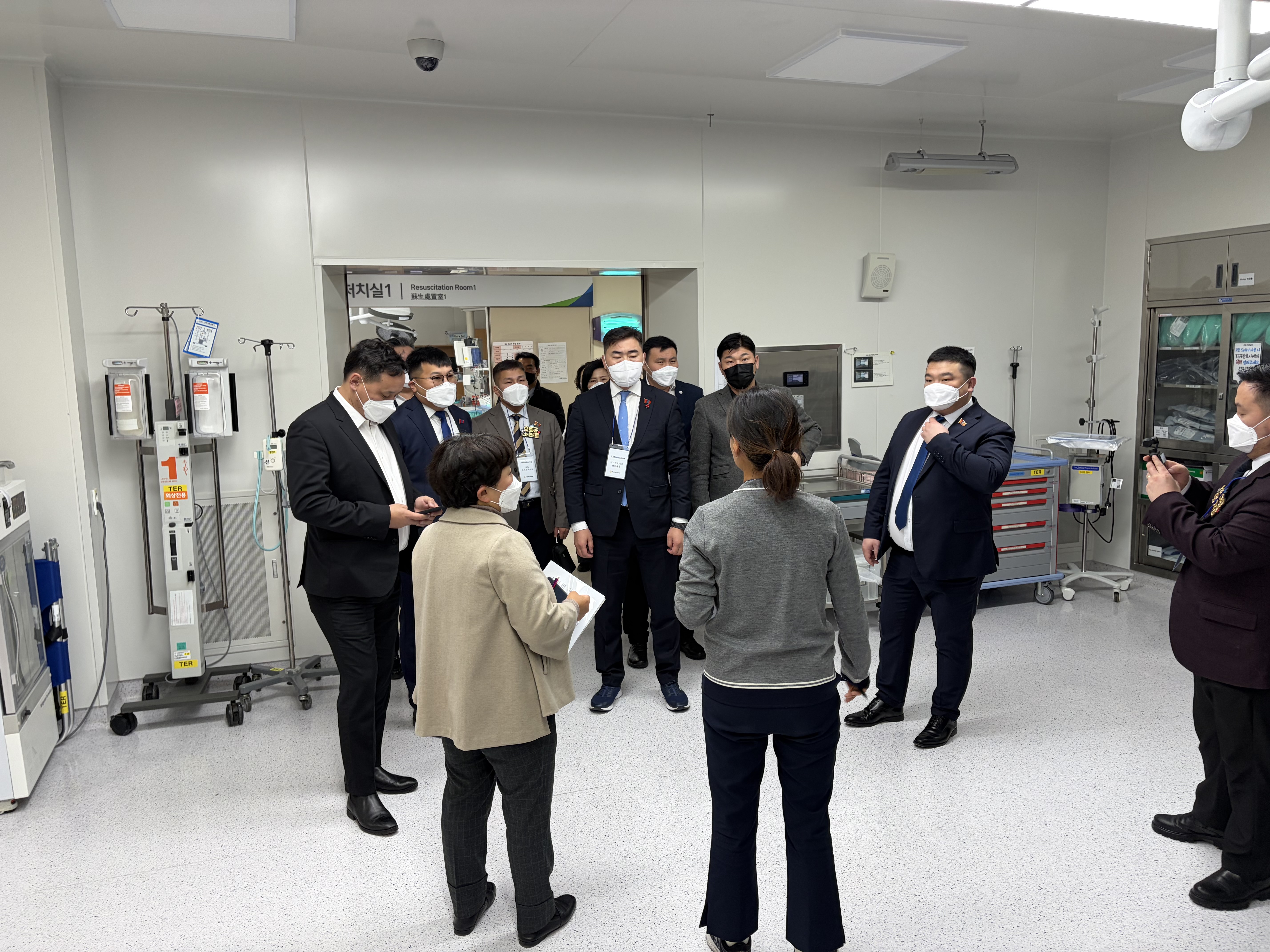 モンゴル国バヤンズルフ区議会訪問団 釜山大学病院訪問